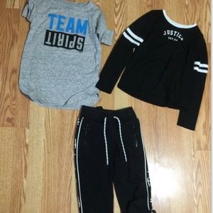 Girls Justice 3 piece lot size 10